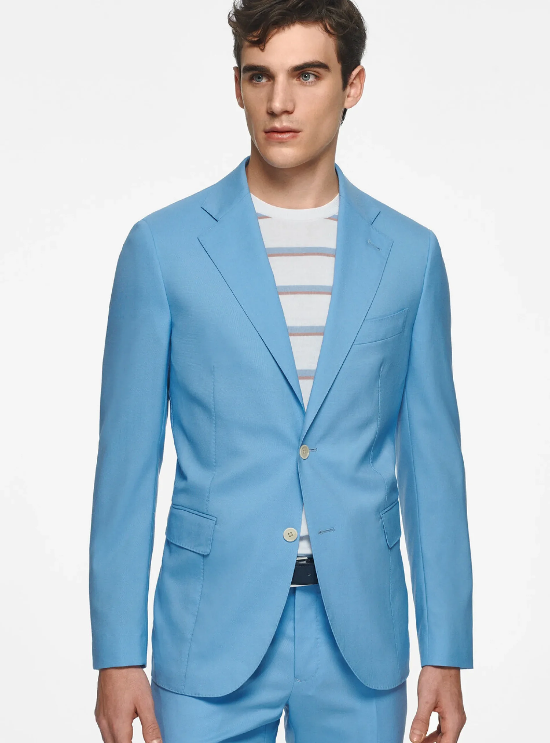Abito azzurro in pura lana Vitale Barberis Canonico