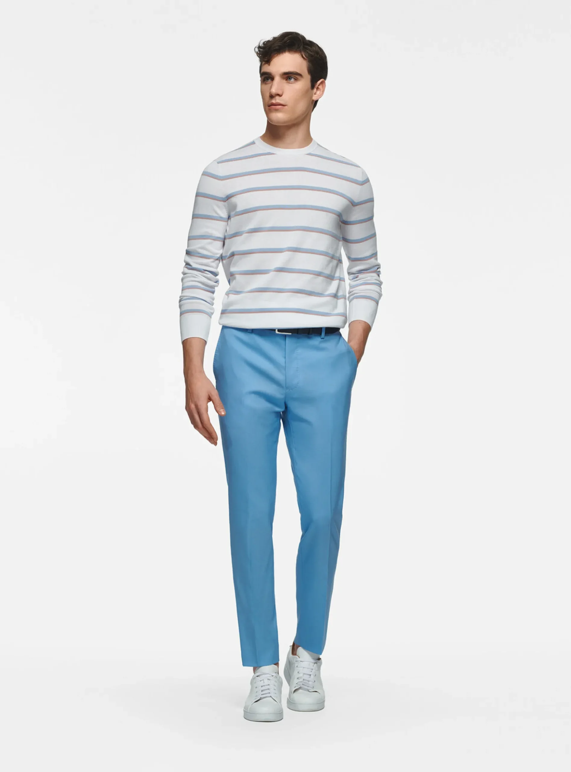 Abito azzurro in pura lana Vitale Barberis Canonico