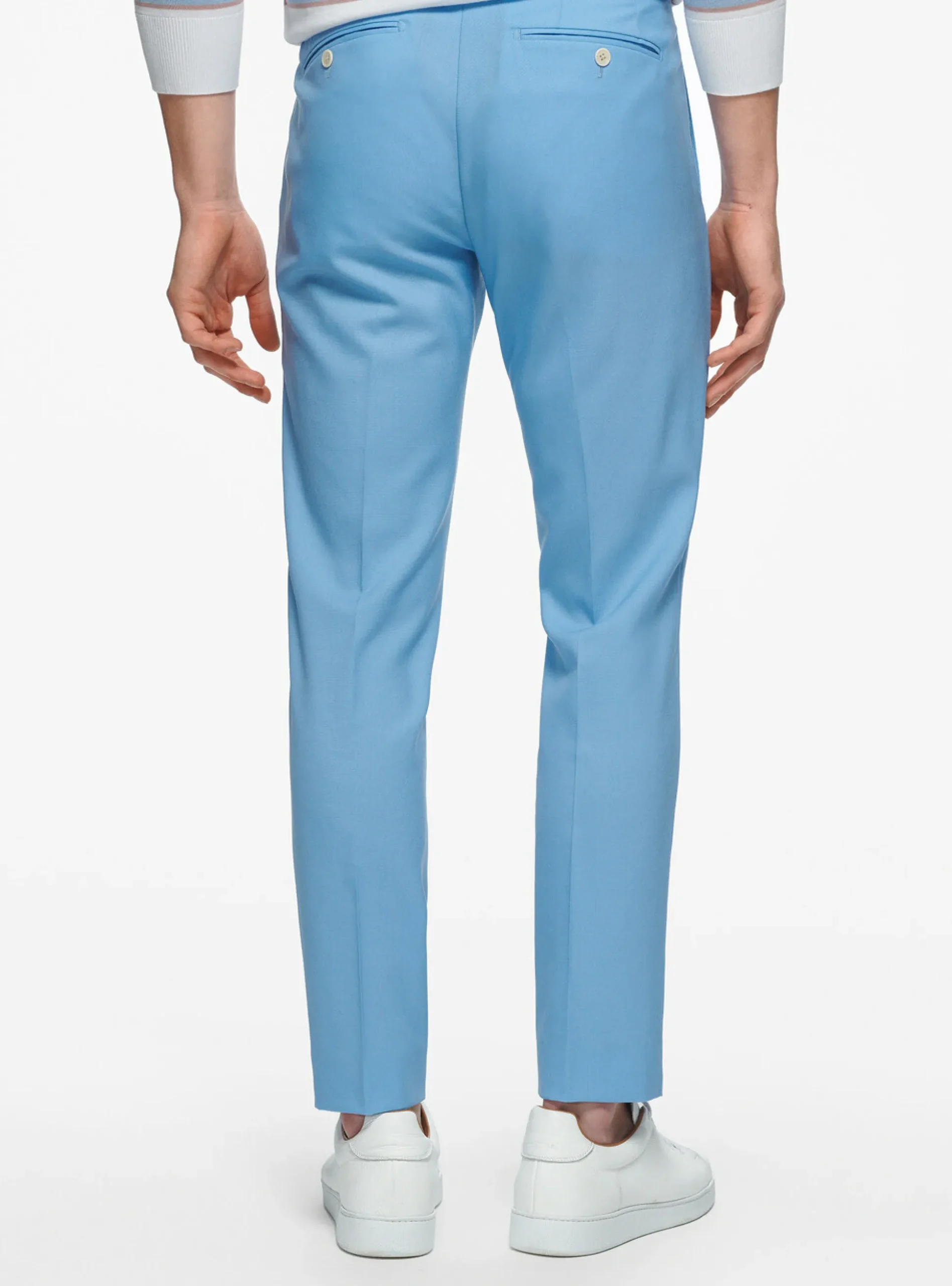 Abito azzurro in pura lana Vitale Barberis Canonico