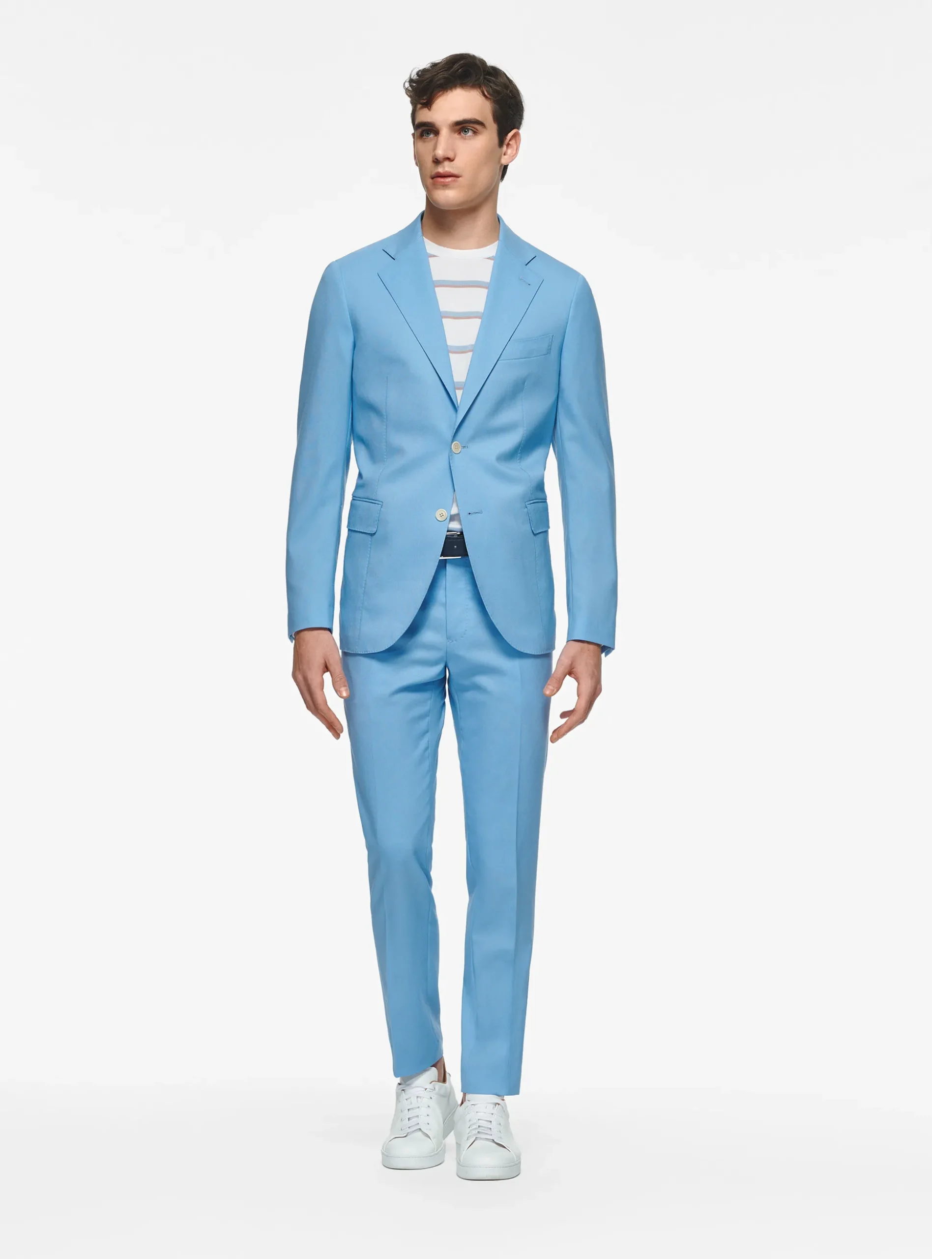Abito azzurro in pura lana Vitale Barberis Canonico