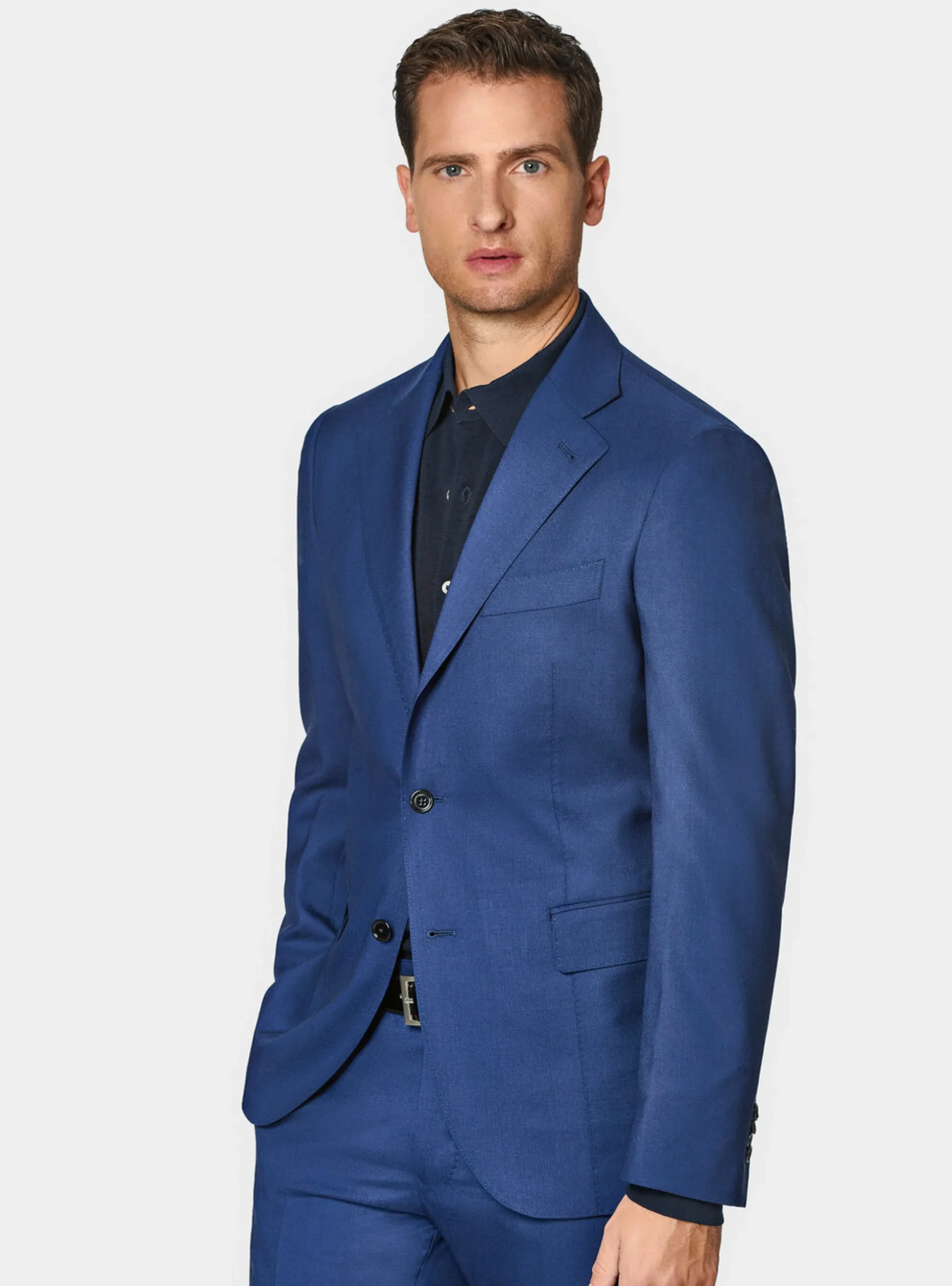 Abito blu in pura lana Vitale Barberis Canonico