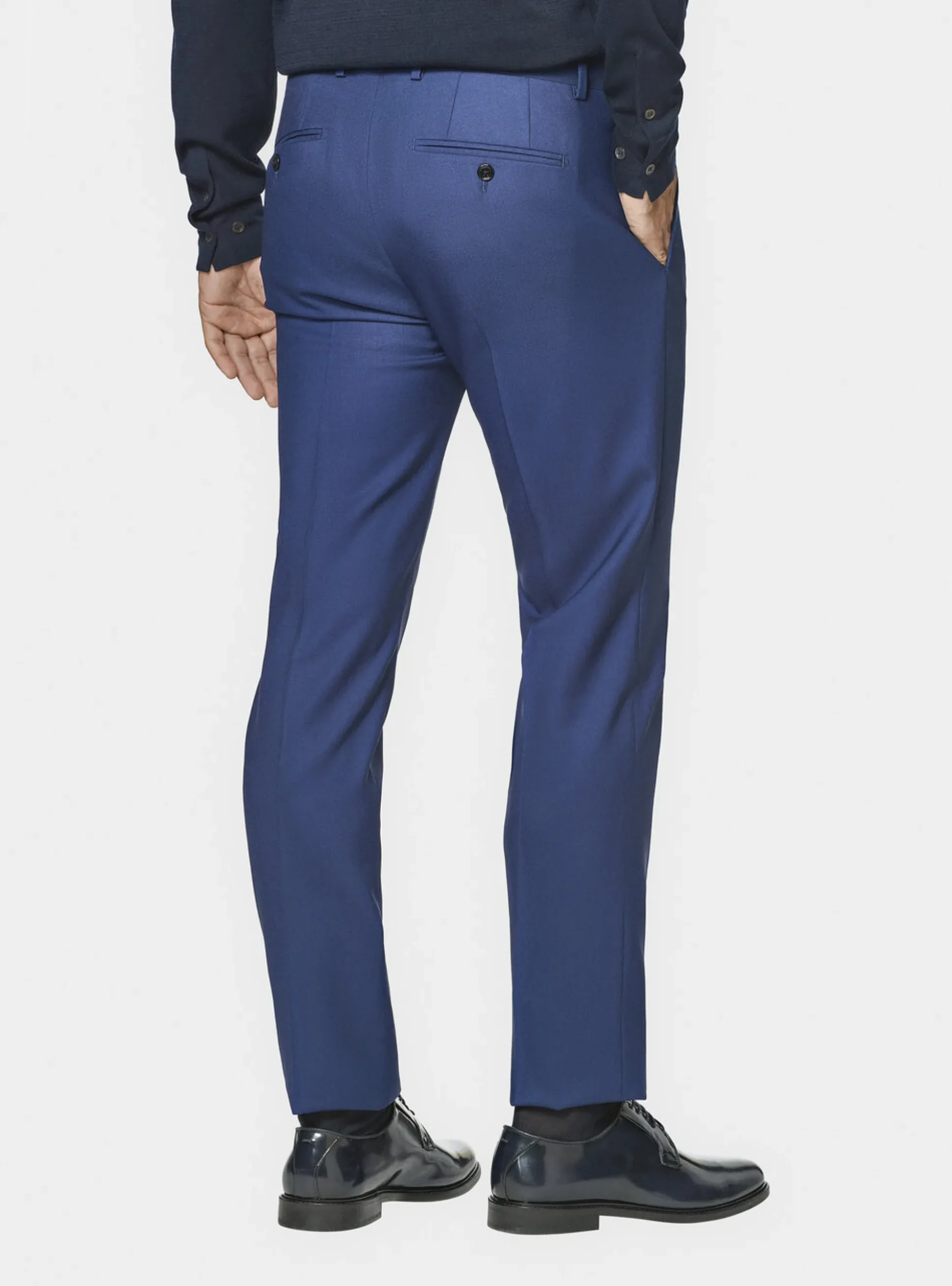 Abito blu in pura lana Vitale Barberis Canonico