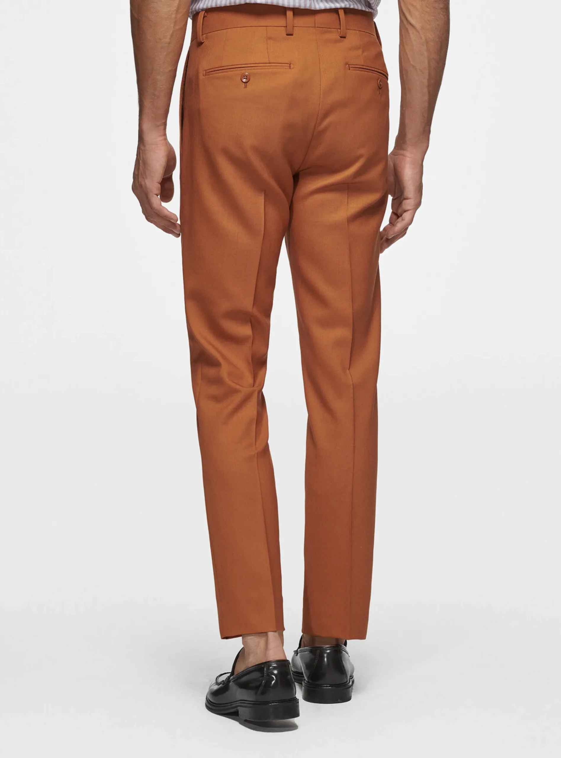 Abito caramello in pura lana Vitale Barberis Canonico