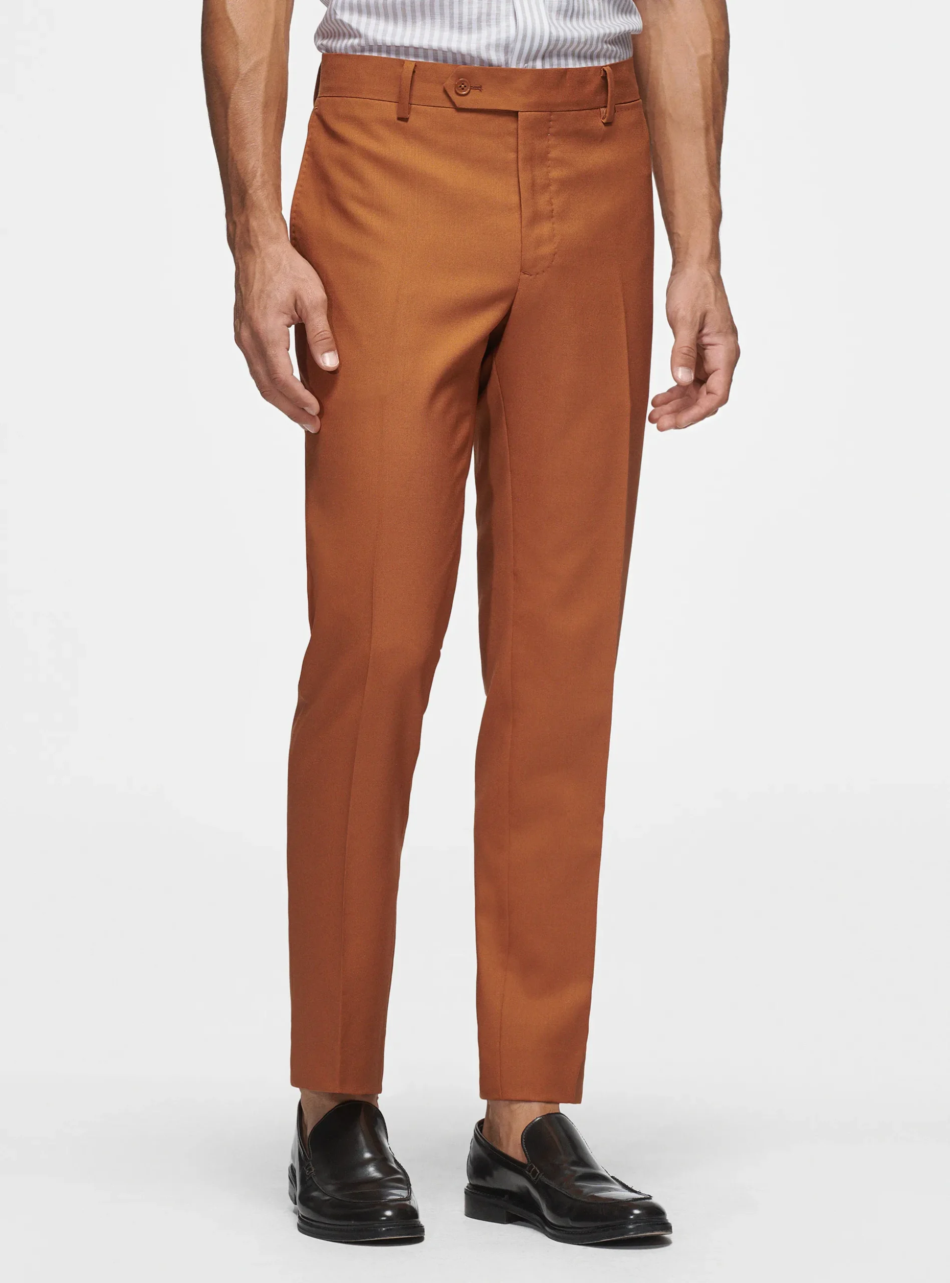 Abito caramello in pura lana Vitale Barberis Canonico