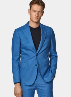 Abito ceruleo in pura lana Vitale Barberis Canonico