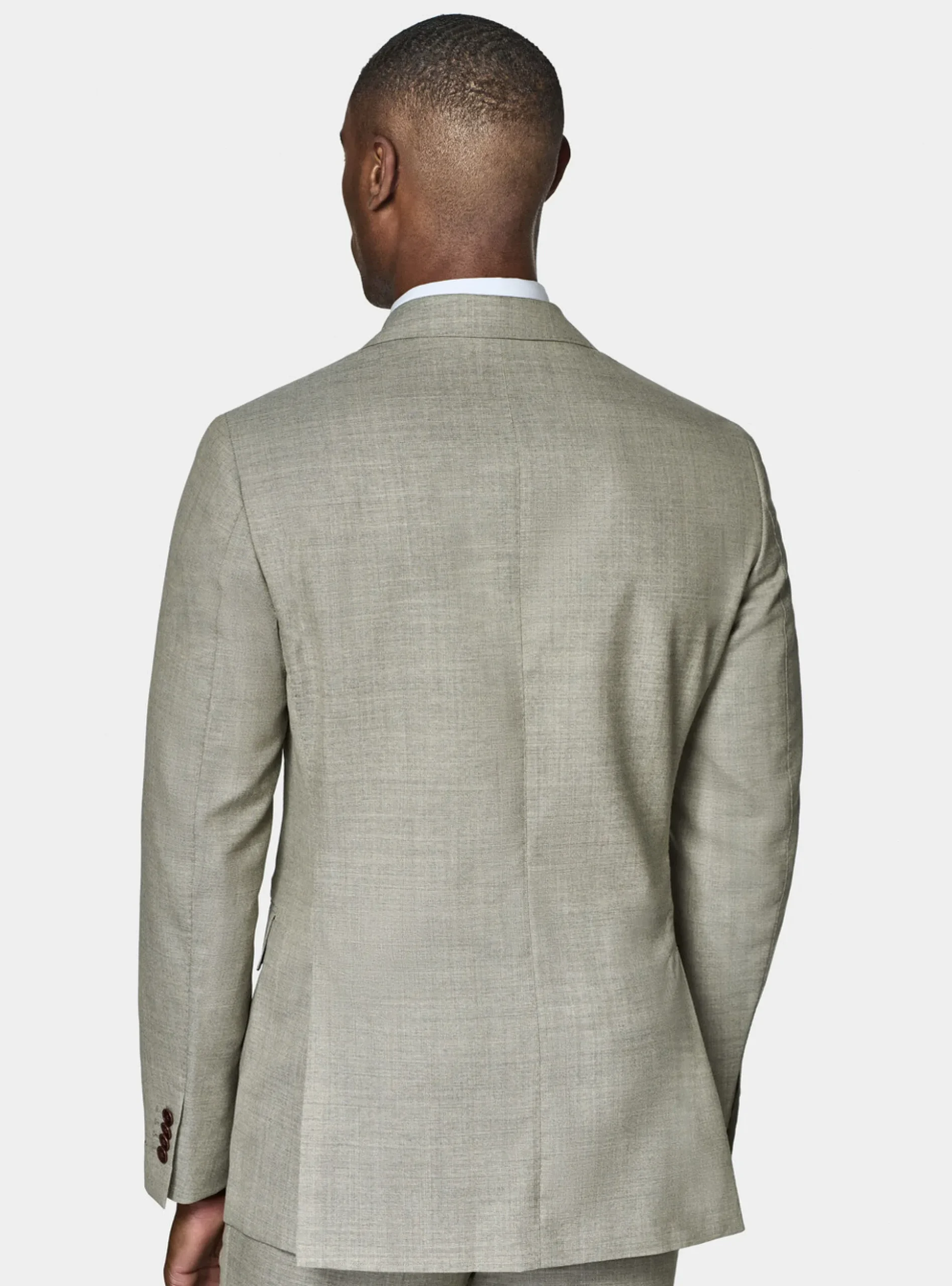 Abito ecru in pura lana Vitale Barberis Canonico