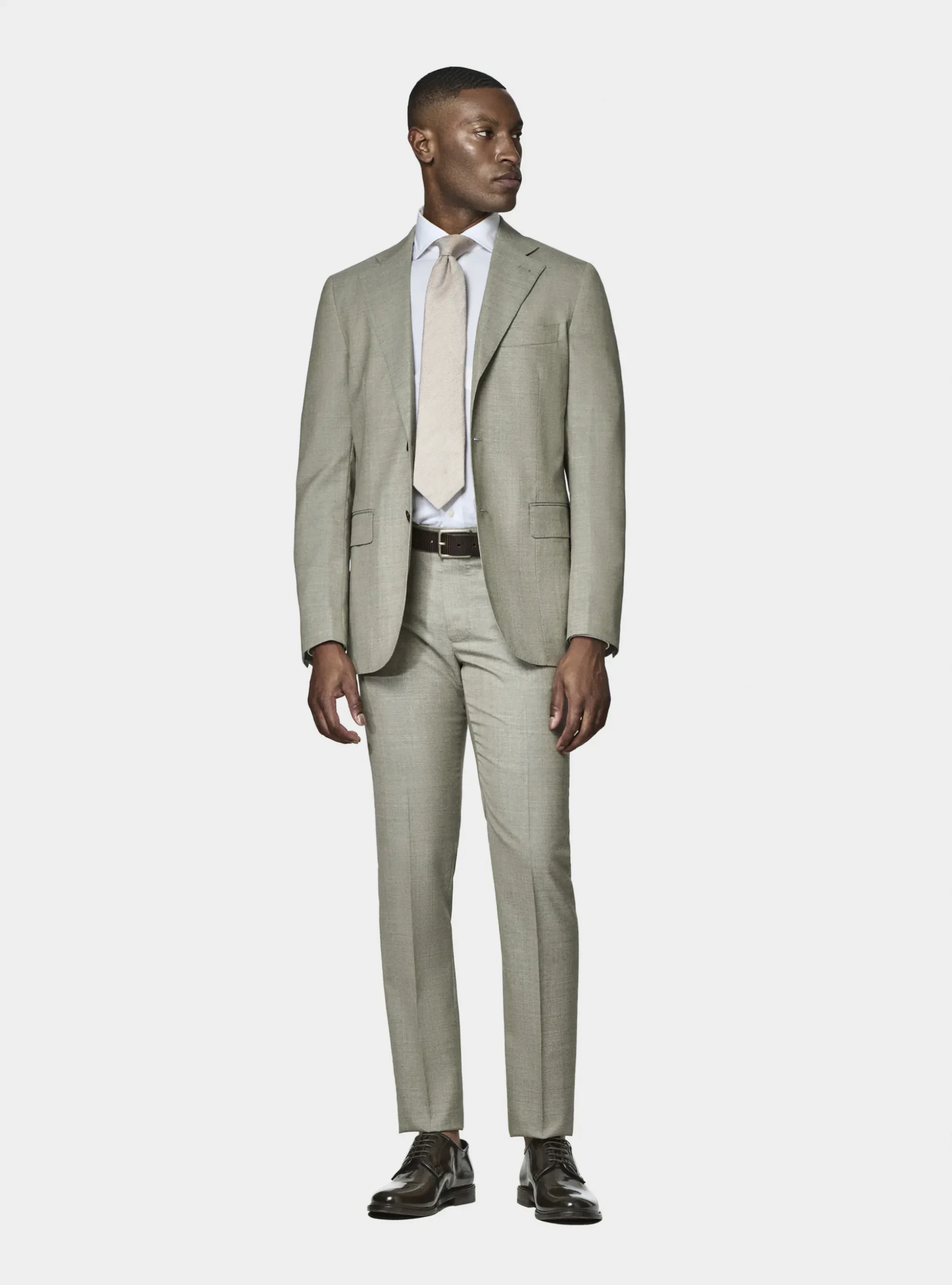 Abito ecru in pura lana Vitale Barberis Canonico