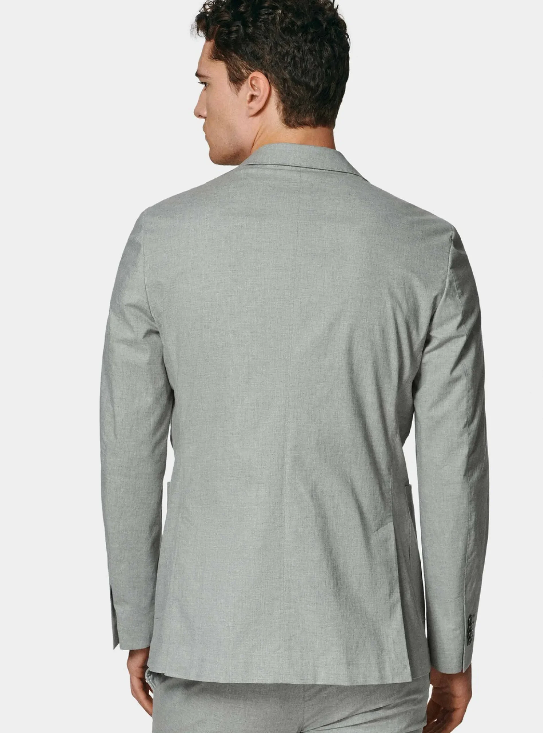 Abito grigio in cotone stretch