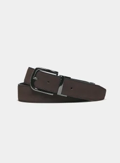 Abito monopetto gessato in lino crepe