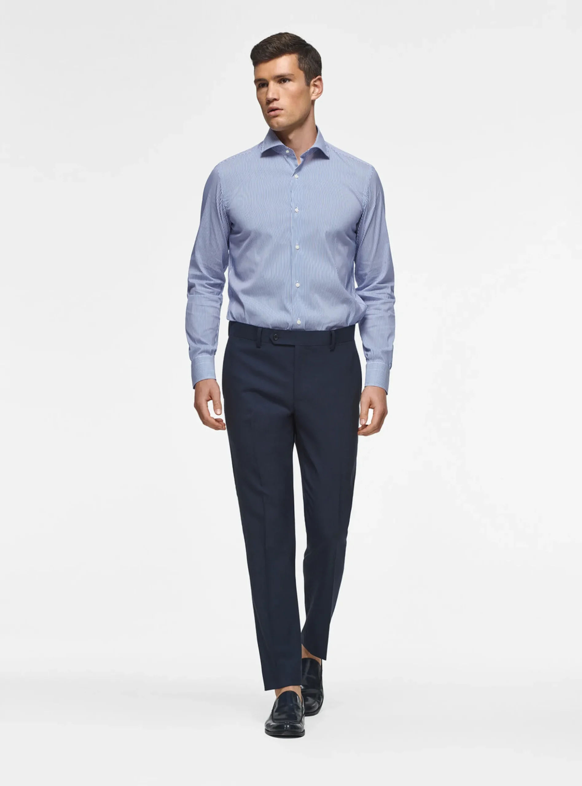 Abito navy in pura lana Vitale Barberis Canonico