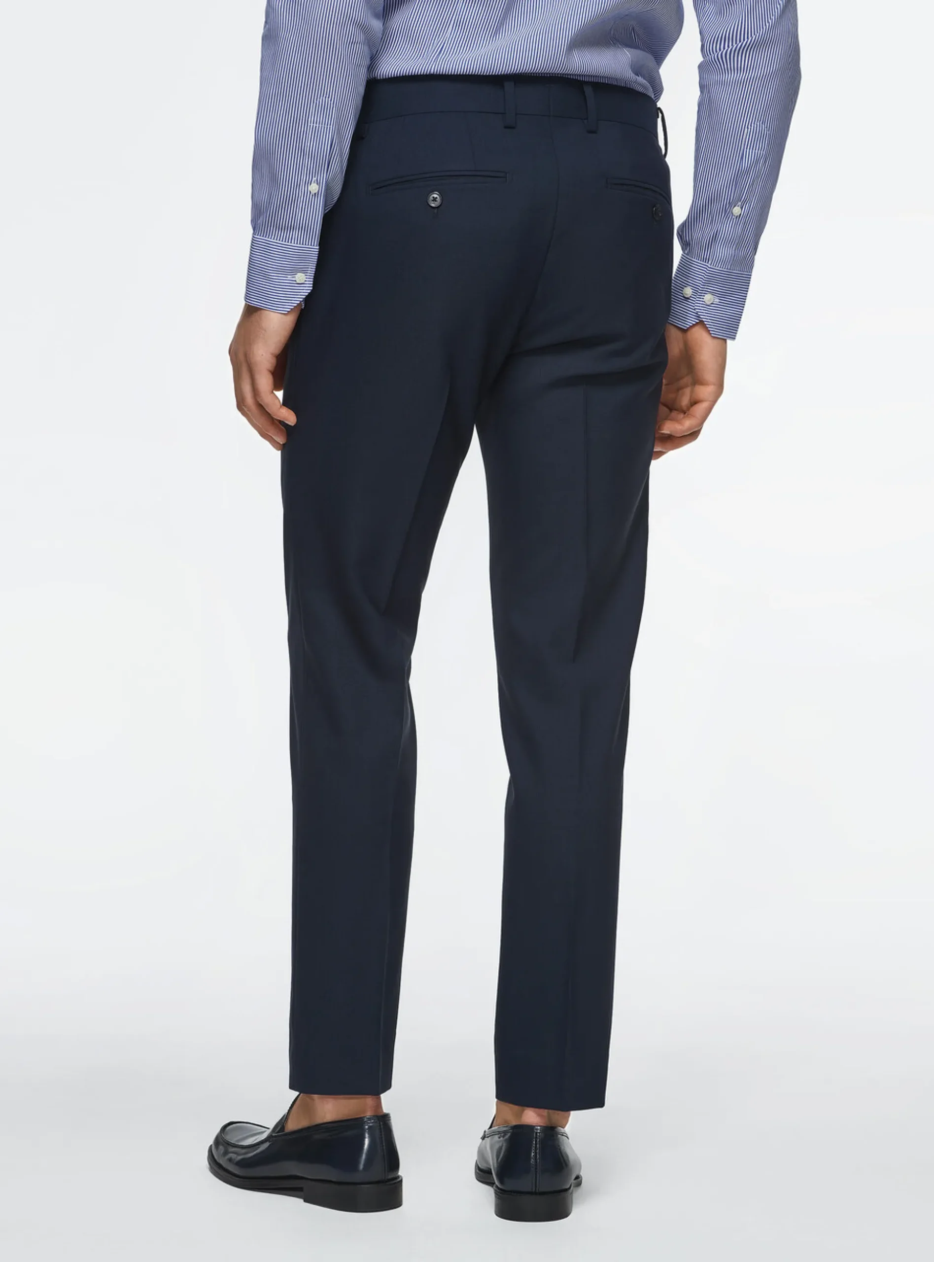 Abito navy in pura lana Vitale Barberis Canonico