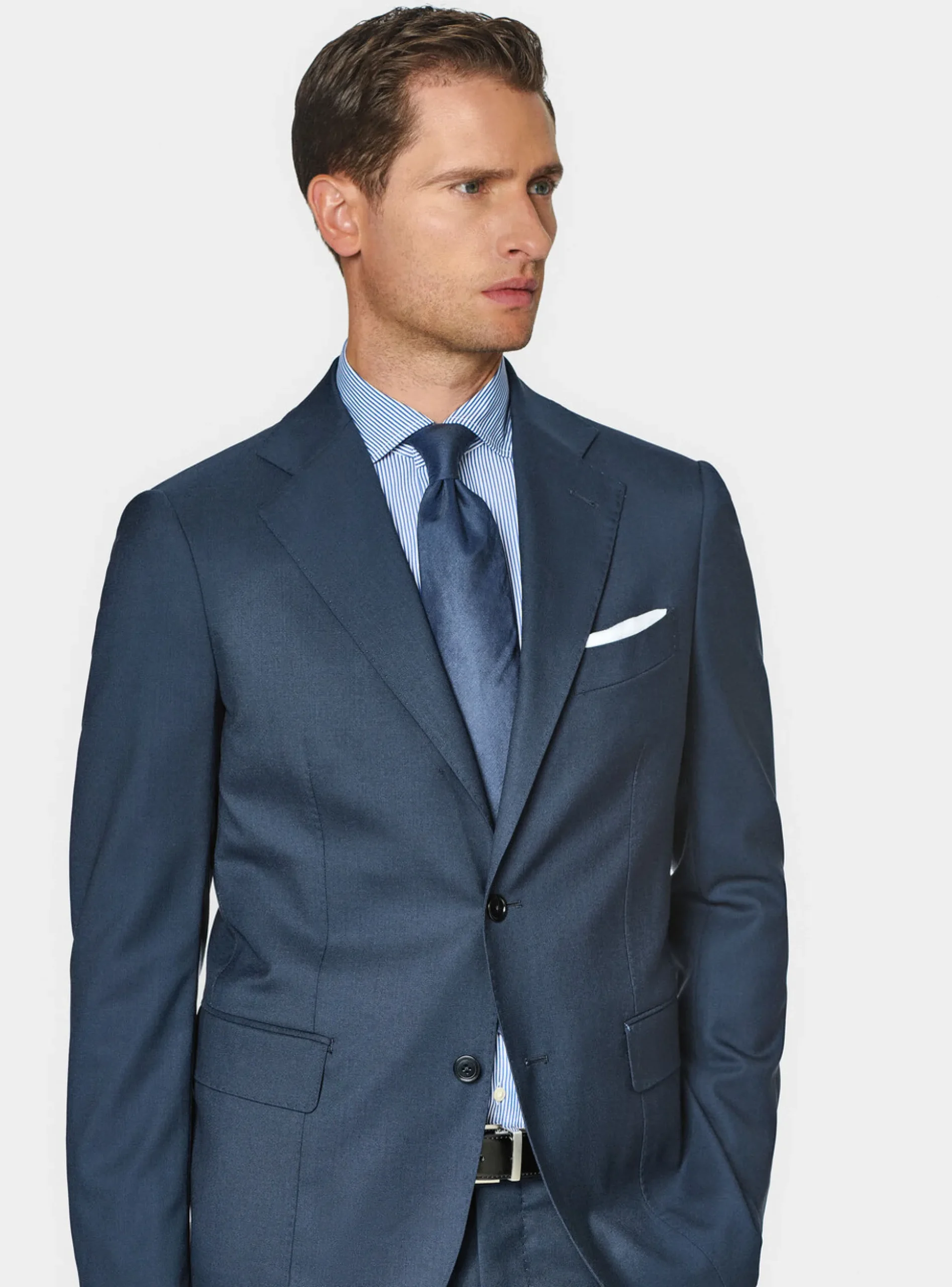 Abito navy in pura lana Vitale Barberis Canonico