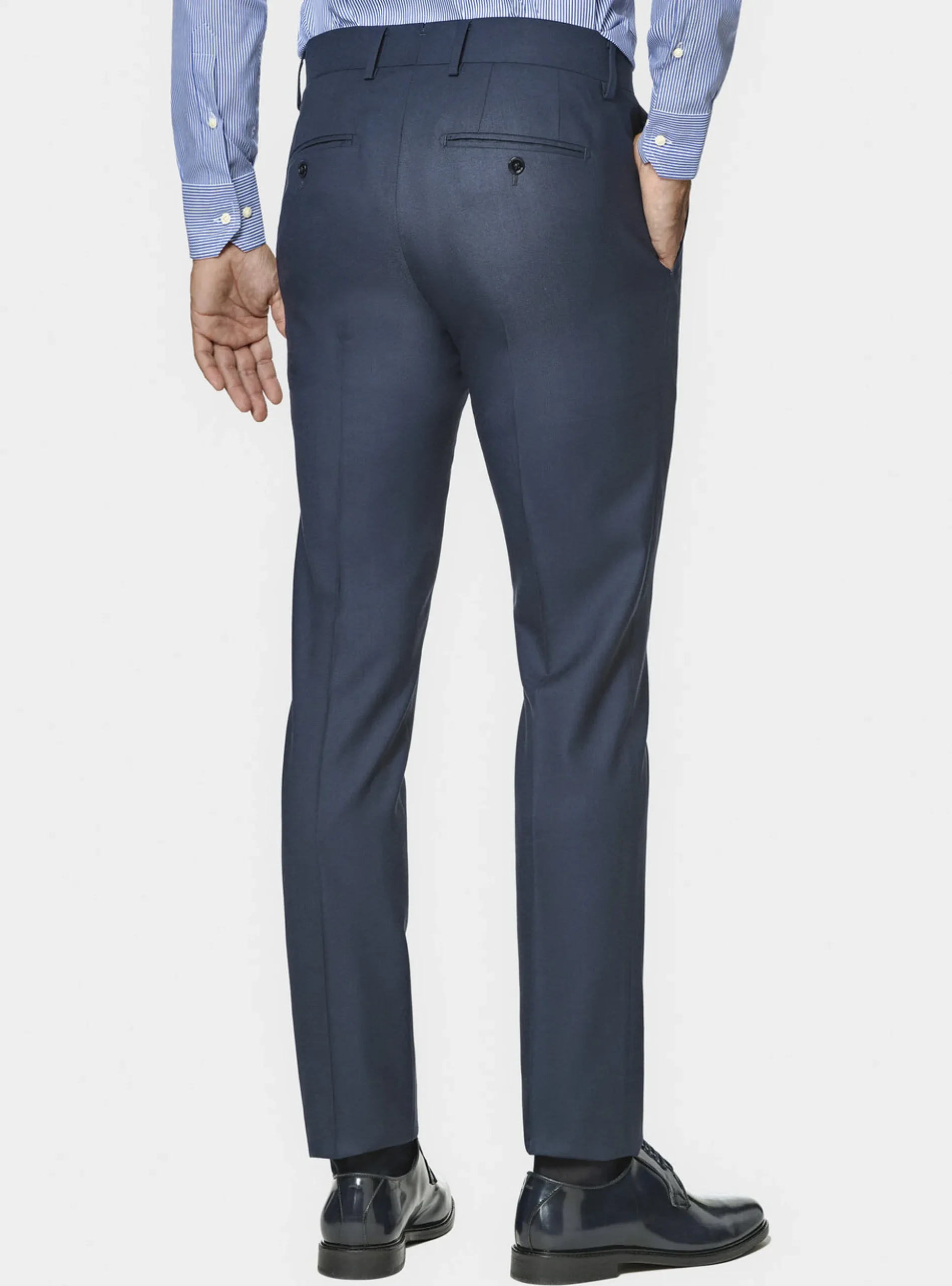 Abito navy in pura lana Vitale Barberis Canonico