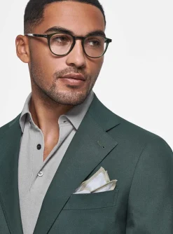 Abito verde in pura lana Vitale Barberis Canonico