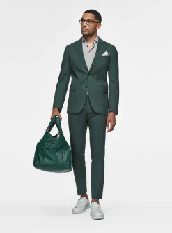Abito verde in pura lana Vitale Barberis Canonico