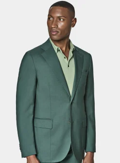 Abito verde in pura lana Vitale Barberis Canonico