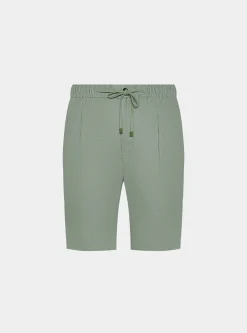 Bermuda in puro lino con elastico