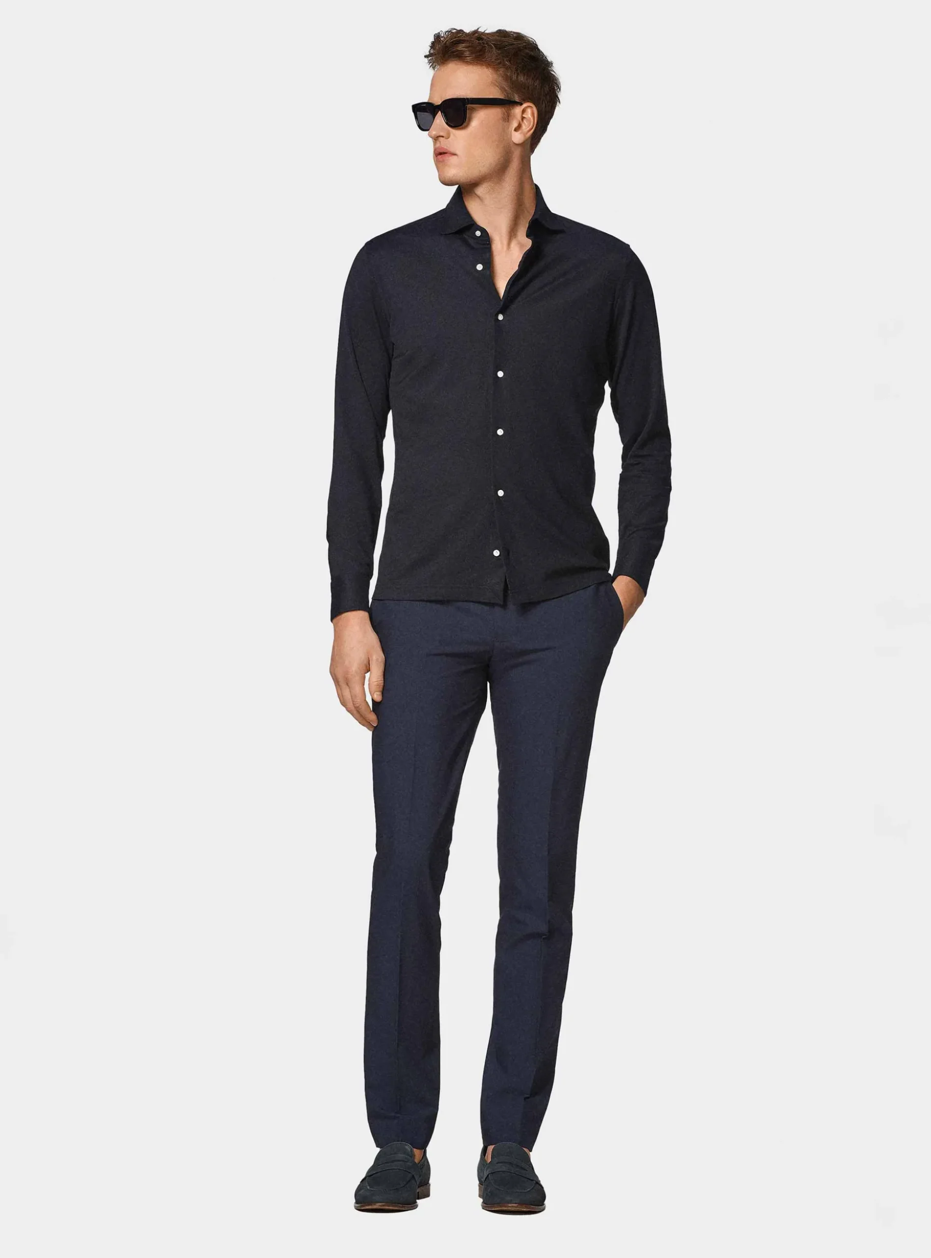 Camicia a polo GT01 in misto cotone piquet