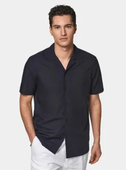 Camicia bowling in puro cotone