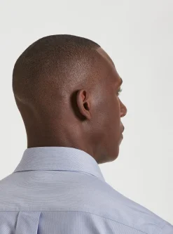 Camicia collo button down in misto cotone Ecomade