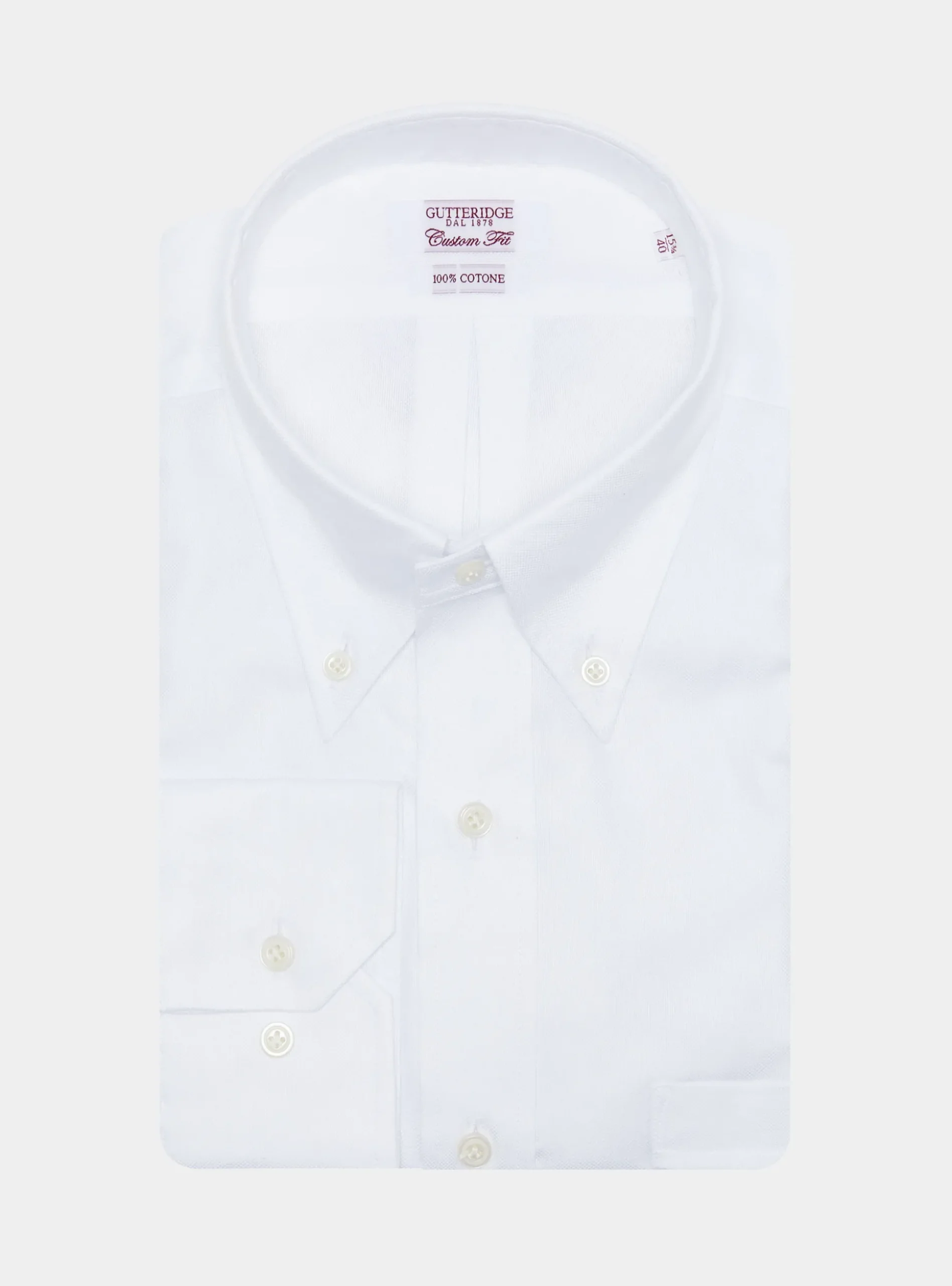 Camicia confortevole in oxford di cotone