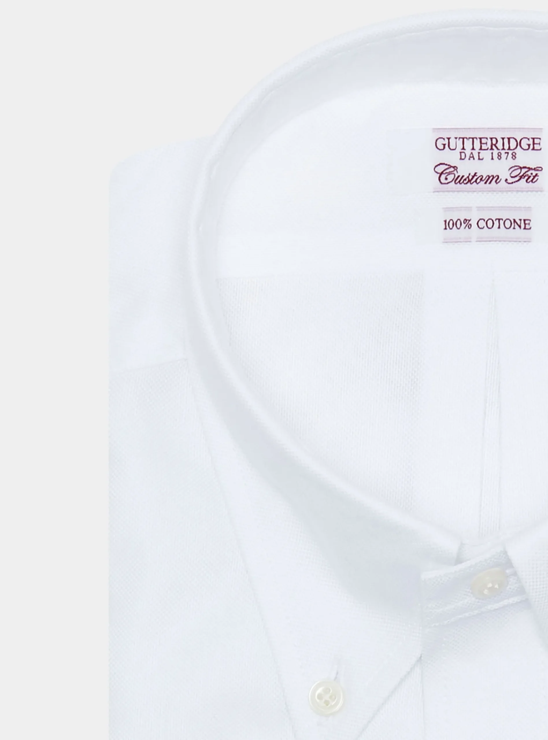Camicia confortevole in oxford di cotone