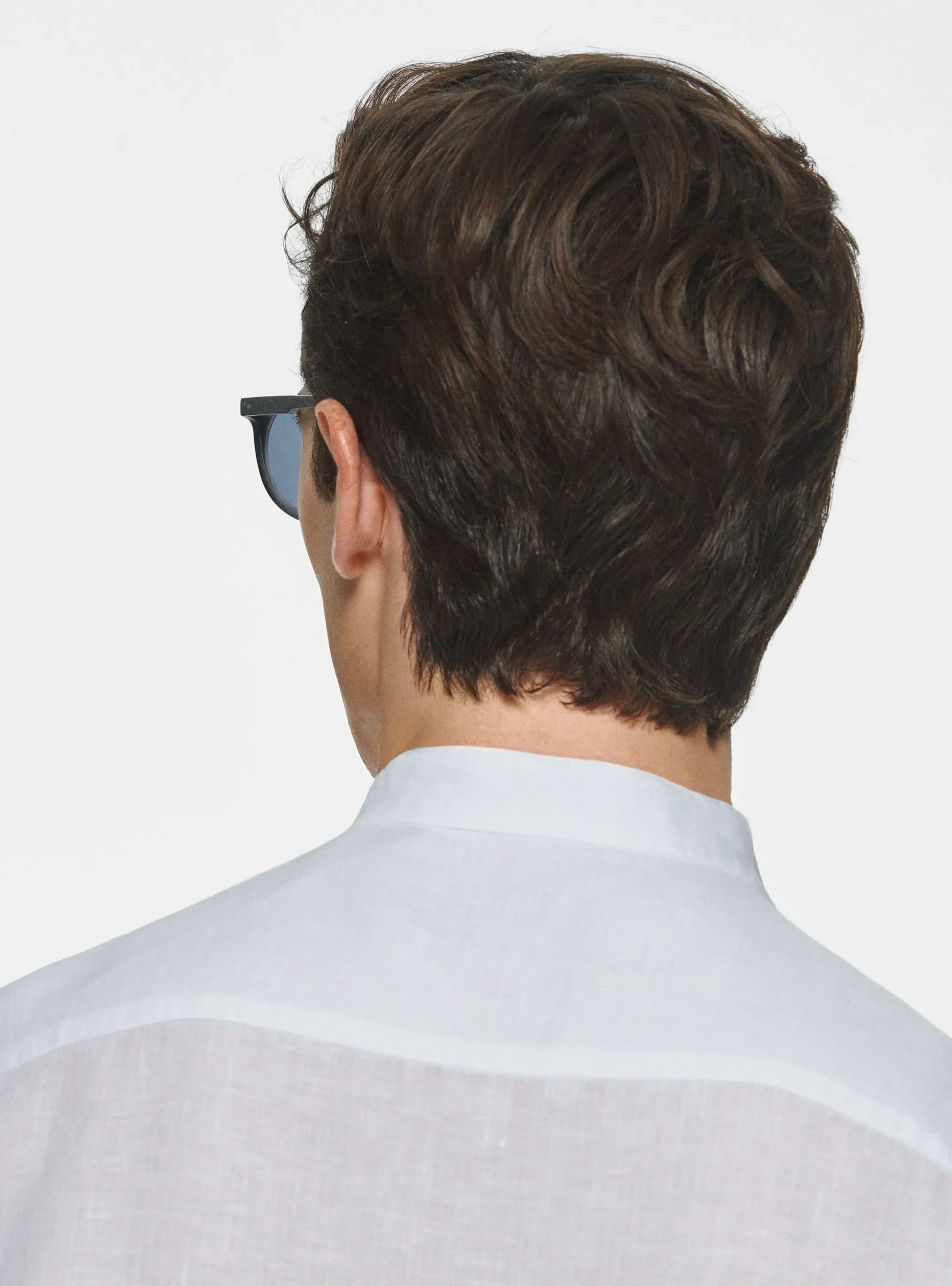 Camicia coreana in puro lino