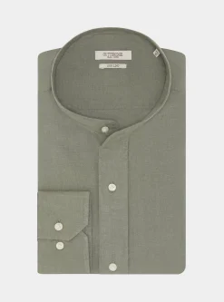 Camicia coreana in puro lino