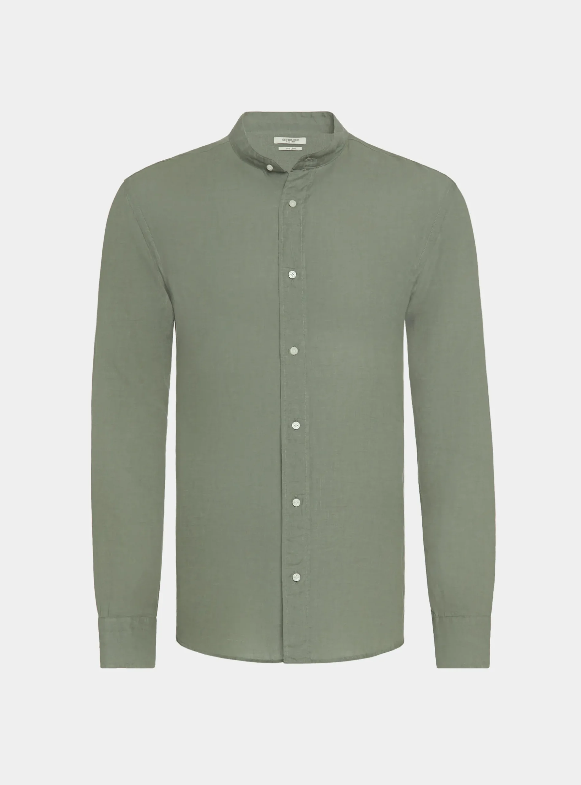 Camicia coreana in puro lino
