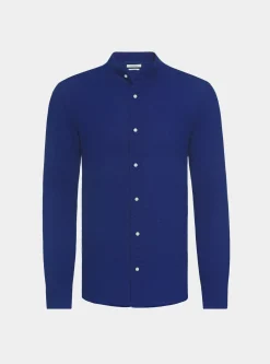Camicia coreana in puro lino
