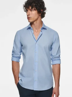 Camicia in cotone fil a fil