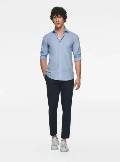 Camicia in cotone fil a fil