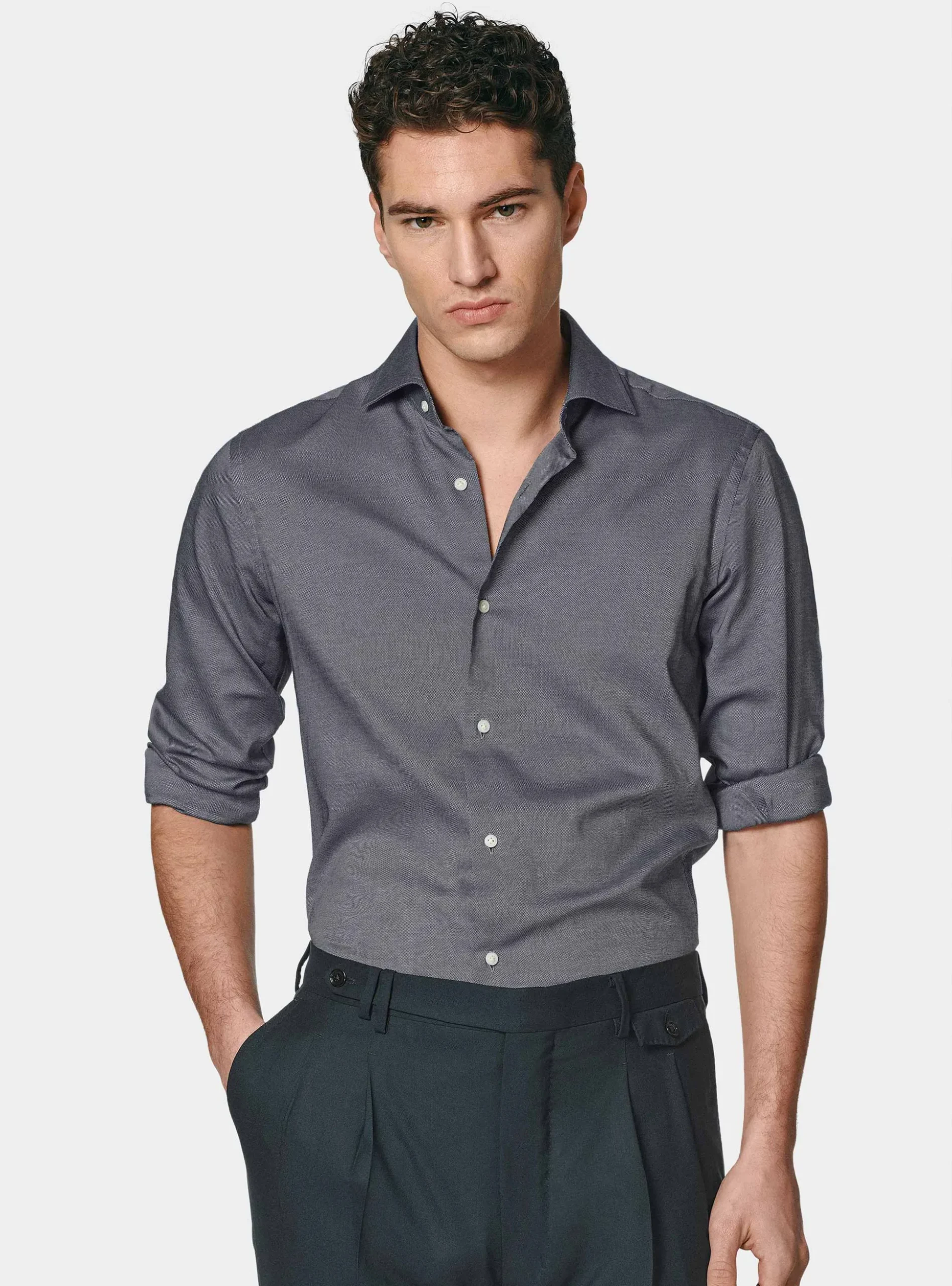 Camicia in cotone oxford