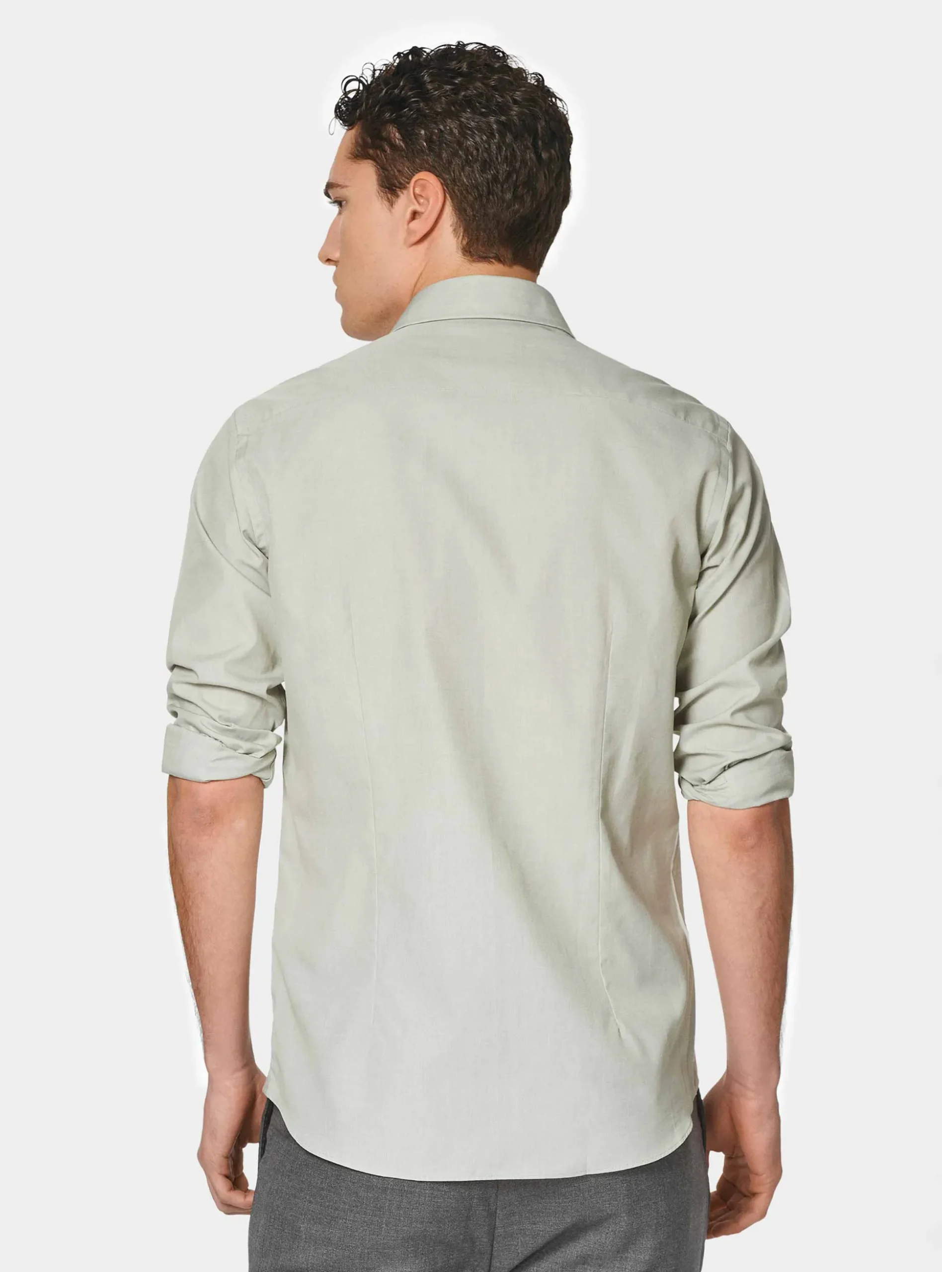 Camicia in fil a fil di cotone