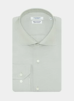 Camicia in fil a fil di cotone