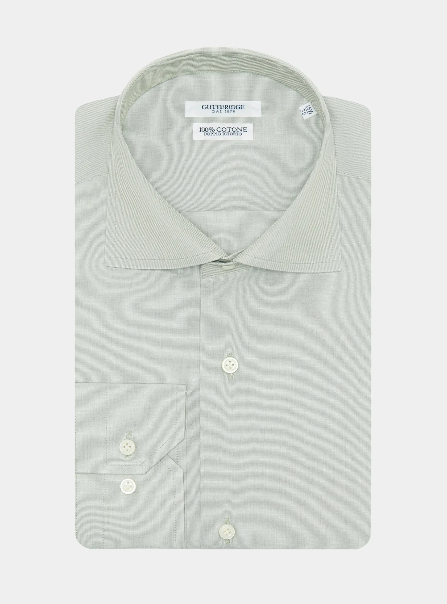 Camicia in fil a fil di cotone