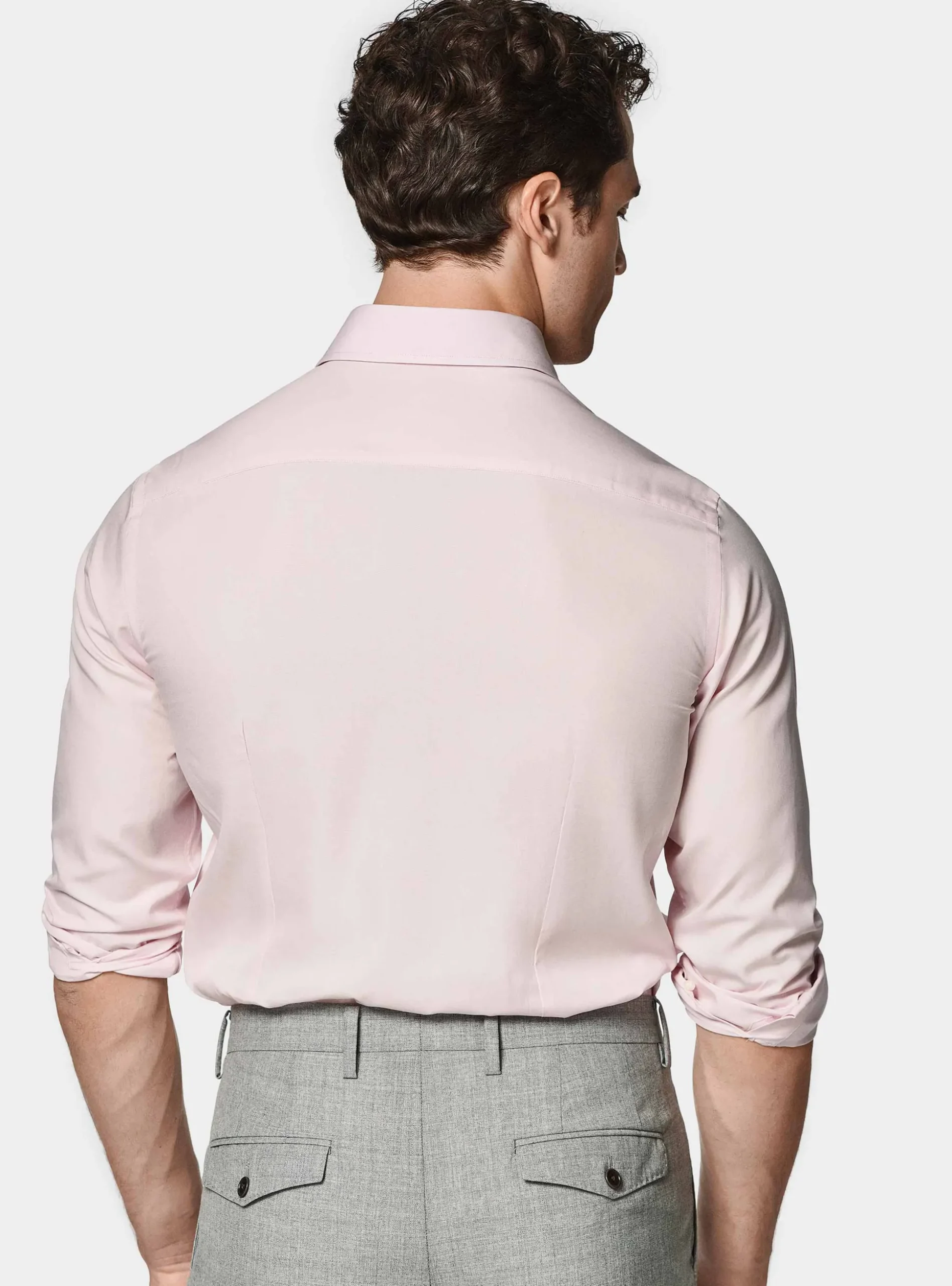 Camicia in fil a fil di cotone