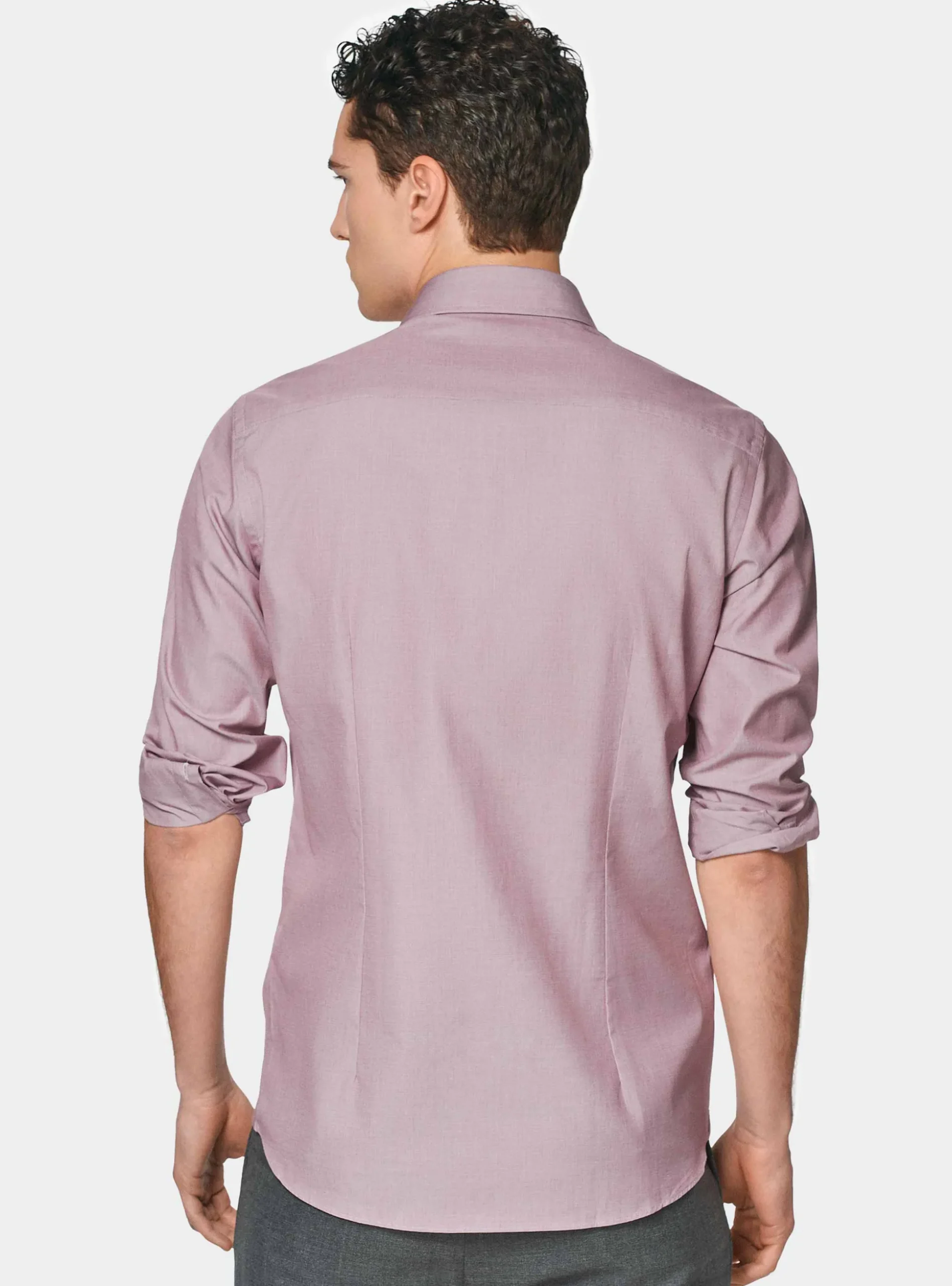Camicia in fil a fil di cotone