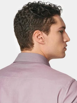 Camicia in fil a fil di cotone