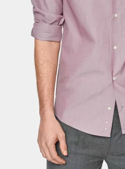 Camicia in fil a fil di cotone