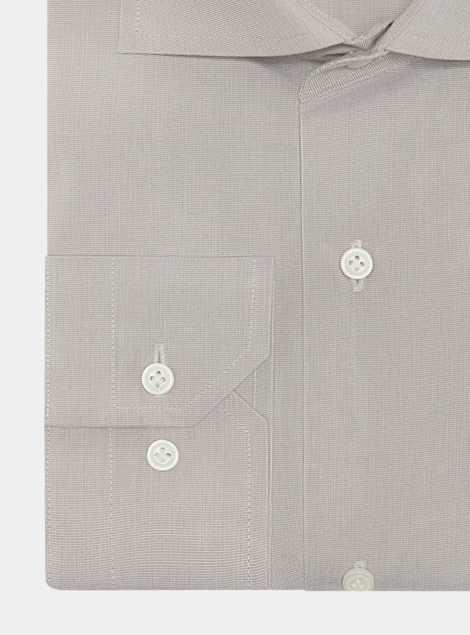 Camicia in fil a fil di cotone