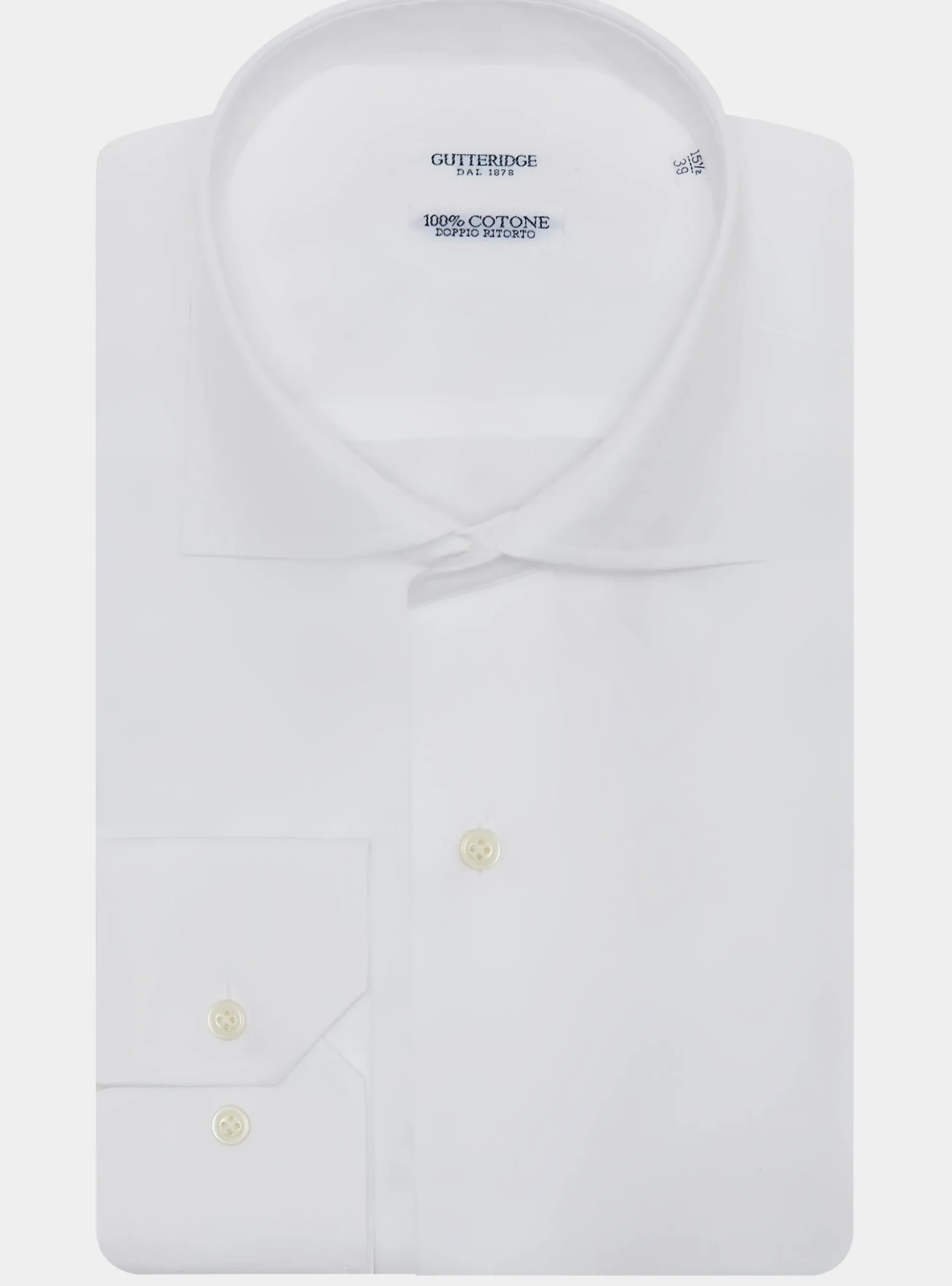 Camicia in fil a fil di cotone