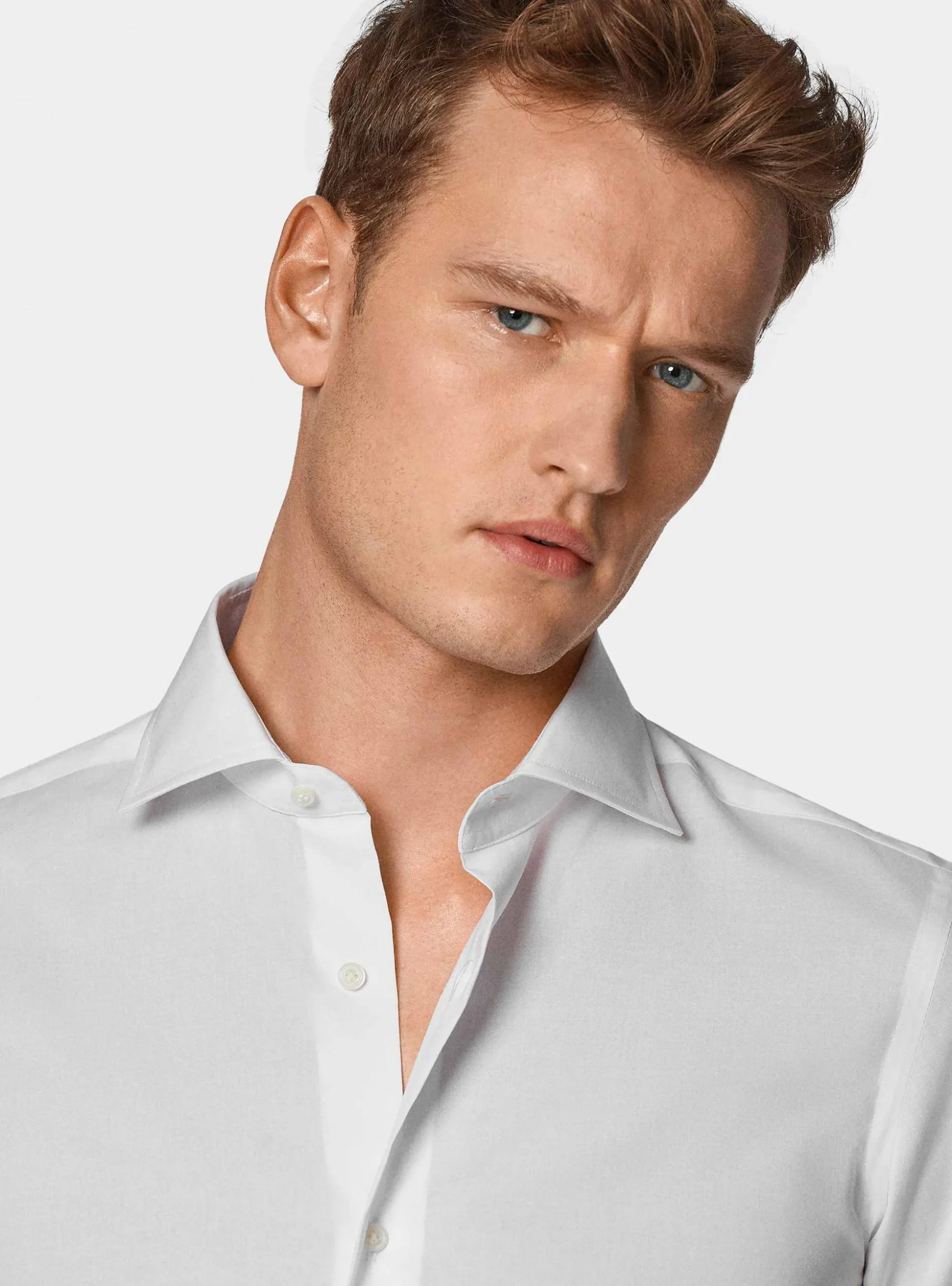 Camicia in popeline stretch