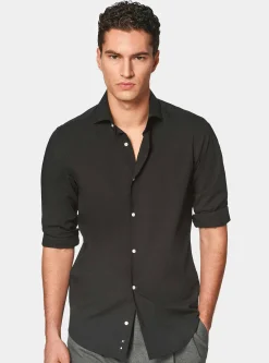 Camicia in popeline stretch