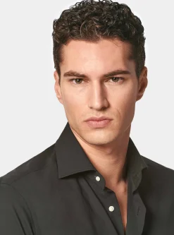 Camicia in popeline stretch