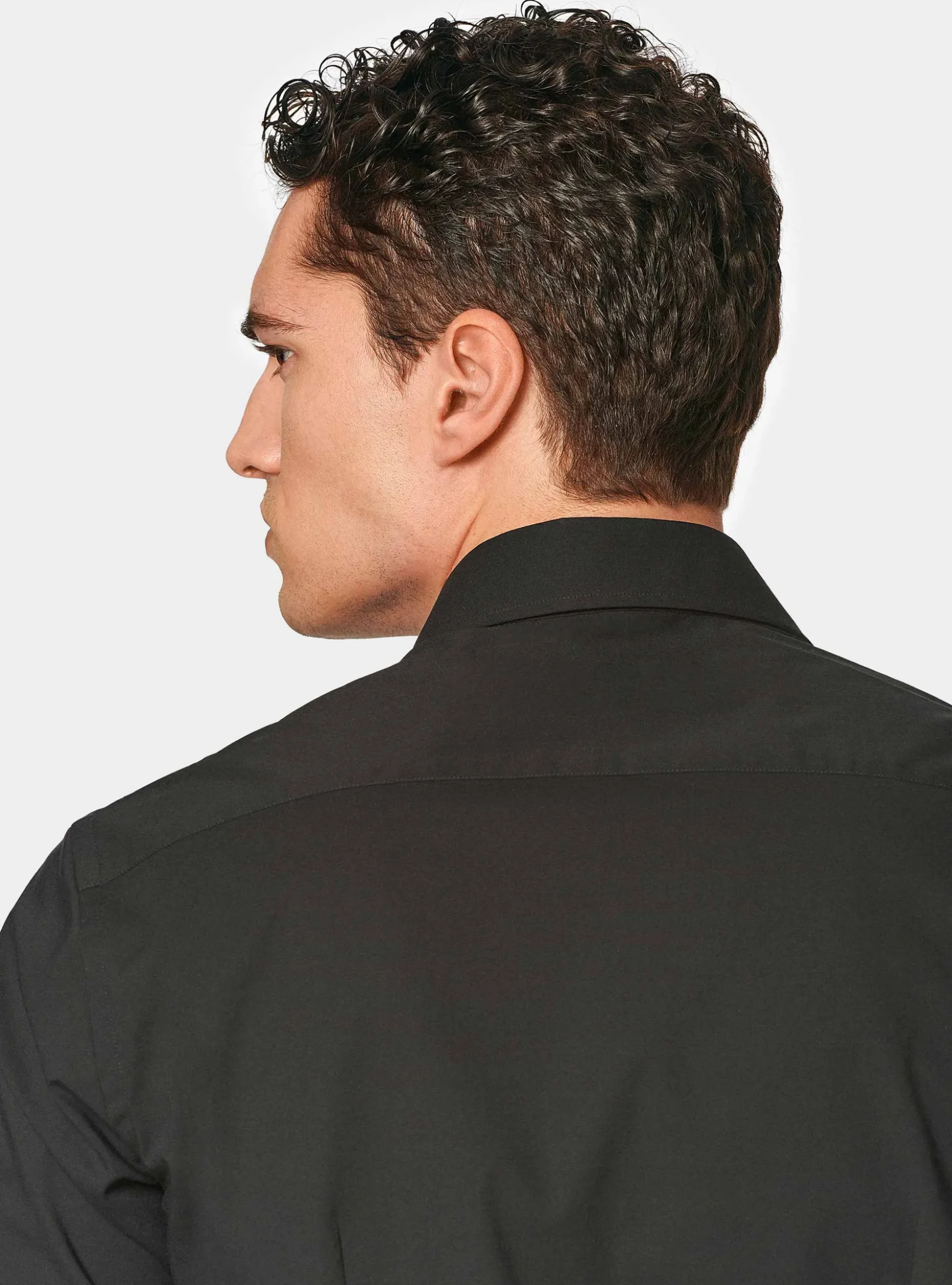 Camicia in popeline stretch