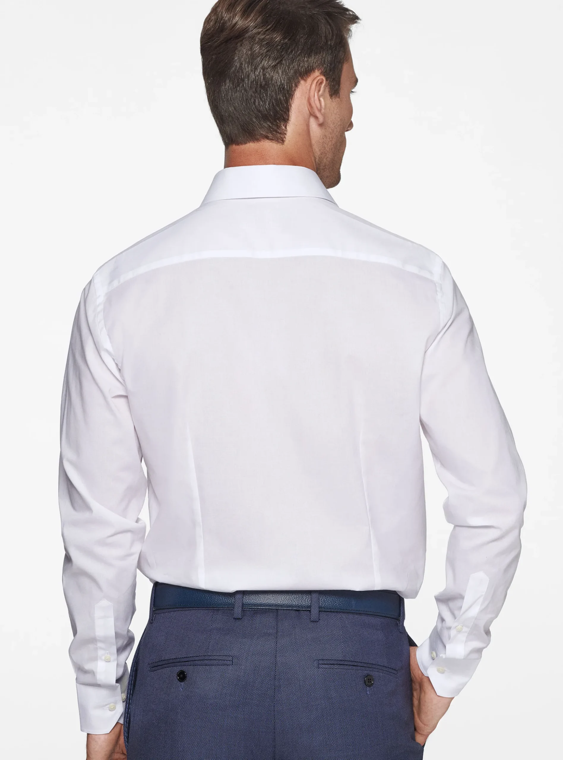 Camicia in popeline stretch