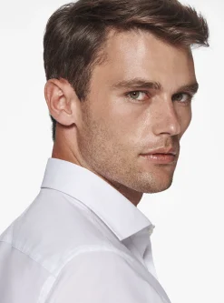Camicia in popeline stretch