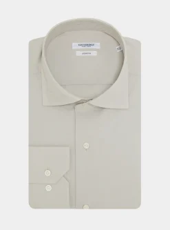 Camicia in popeline stretch
