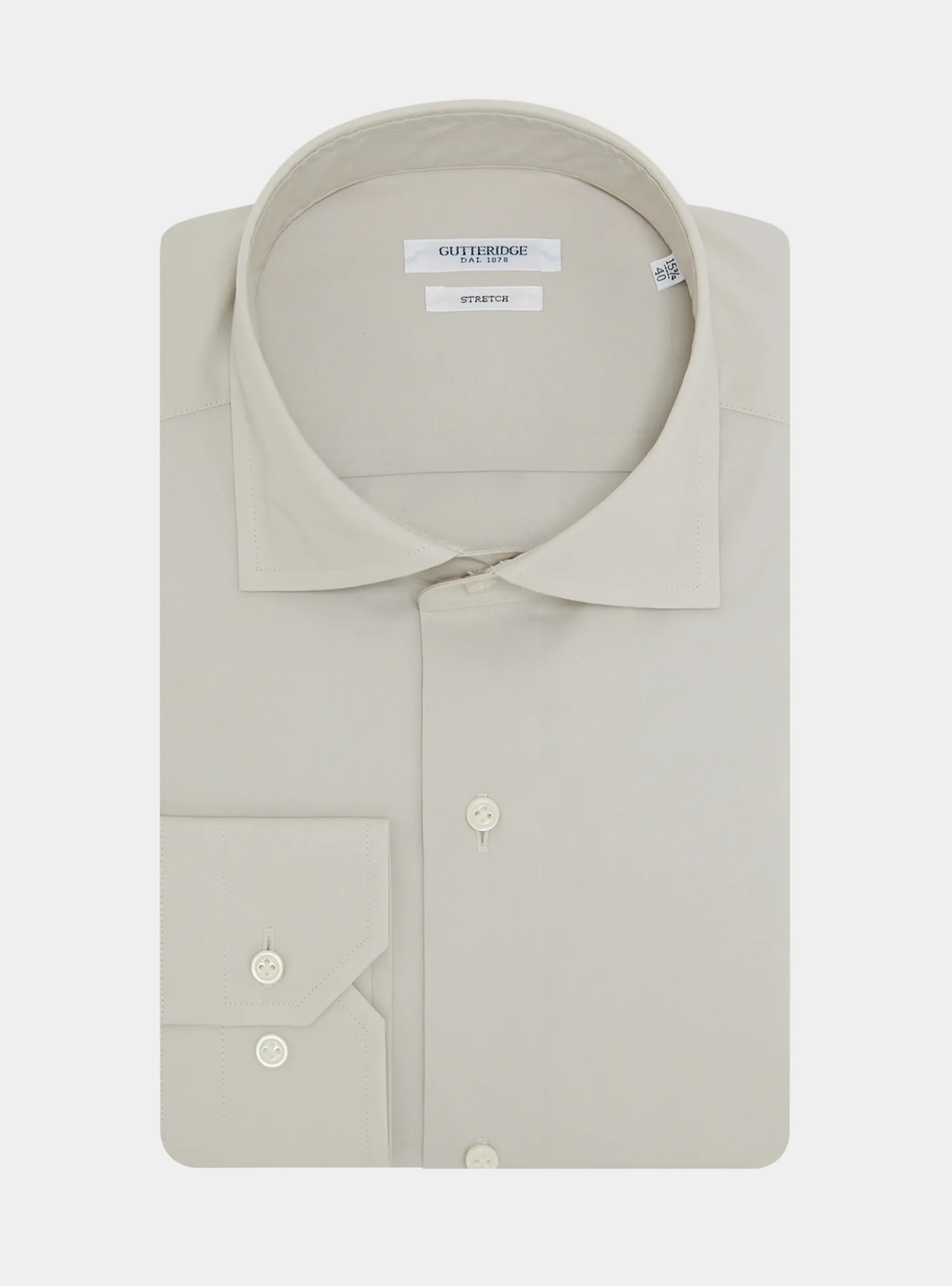 Camicia in popeline stretch